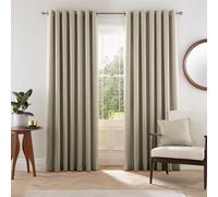 'Eden' Woven Lined Curtains Helena Springfield Cream 167cm width x 137cm drop