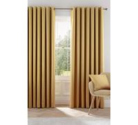 Helena Springfield 'Eden' Woven Lined Curtains in Mustard | Size: 229 cm width x 229 cm drop Helena Springfield Mustard 229 cm width x 229 cm drop