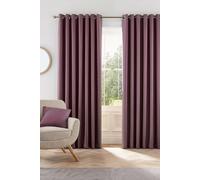 Helena Springfield 'eden' Woven Lined Curtains In Purple Purple 167cm width x 137cm drop