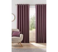 Helena Springfield Eden Lined Curtains 90" x 72", Grape