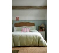 Helena Springfield 'Gingham' Cotton Duvet Cover Set in Green | Size: Super King Helena Springfield Green Super King