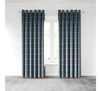 Helena Springfield Harper Lined Curtains 66" x 90", Navy