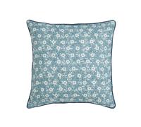 Helena Springfield Harvest Moon Folk Ditsy Cushion 45cm x 45cm, Blue/Teal