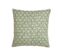 Helena Springfield Harvest Moon Folk Ditsy Cushion 45cm x 45cm, Green/Pink