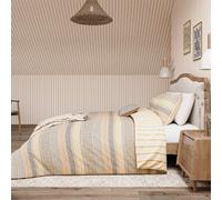 Helena Springfield Harvest Moon Folk Stripe Duvet Cover Set Graphite & Copper