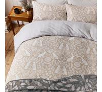 Helena Springfield Harvest Moon Hares Single Duvet Cover SET, Linen