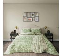 Helena Springfield Harvest Moon Sunflowers Super Kingsize Duvet Cover SET, Green