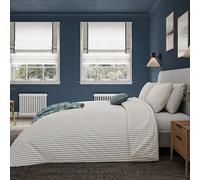 Helena Springfield Harvest Moon Ticking Stripe Duvet Cover Set Blue & Teal