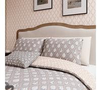 Helena Springfield Harvest Moon Woodland Trellis Kingsize Duvet Cover SET, Graphite/Copper