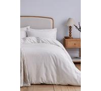 Helena Springfield Brushed Cotton Single Duvet Cover SET, White