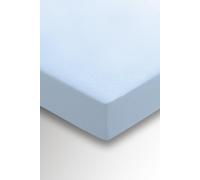 Helena Springfield Single Chambray Blue Brushed Cotton Fitted Bed Sheet - Wilko
