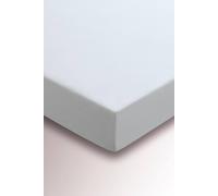 Helena Springfield Brushed Cotton Double Fitted Sheet, Silver