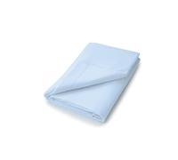 Helena Springfield Brushed Cotton Double Flat Sheet, Chambray Blue
