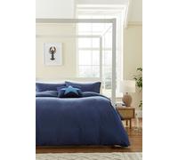 Helena Springfield Long Island Jersey Navy Duvet Cover Set - SUPER KING, Navy