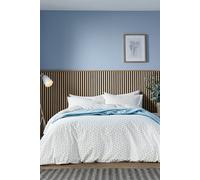 Helena Springfield Calico & Chalk Leaf Sprig Double Duvet Cover SET, Blue