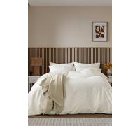 Helena Springfield Calico & Chalk Leaf Sprig Double Duvet Cover SET, Linen