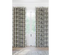 'Leni' Cotton Lined Curtains Helena Springfield Light Beige 167cm width x 183cm drop