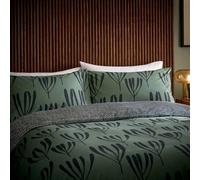 Helena Springfield Loft Living Calla Super Kingsize Duvet Cover SET, Green