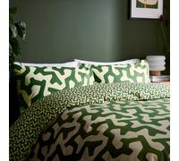 Helena Springfield Loft Living Hikani Single Duvet Cover SET, Green