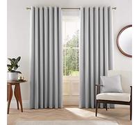 Helena Springfield London Eden Curtains, Polyester, Silver, 66x90