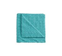 Helena Springfield Mimi Knitted Throw, Turquoise