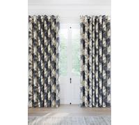 'Otto' Cotton Lined Curtains Helena Springfield Beige 167cm width x 137cm drop