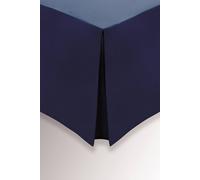 Helena Springfield 'Plain Dye' 180TC Valance in Navy | Size: King Helena Springfield Navy King