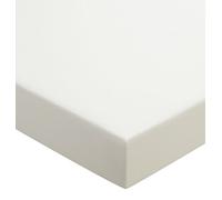 Helena Springfield Super King Size Ivory Plain Dye Fitted Bed Sheet - Wilko