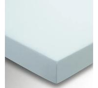 'Plain Dye' Polycotton Fitted Sheet Extra Deep Helena Springfield Duck Egg Blue Super King Fitted