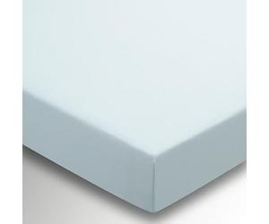 Helena Springfield Plain Dye Fitted Sheet 36cm Deep Super King Size Duck Egg