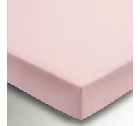 Helena Springfield Percale Kingsize Fitted Sheet, Blush