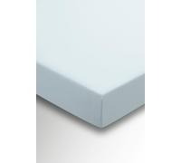 Helena Springfield Super King Size Duck Egg Plain Dye Fitted Bed Sheet - Wilko