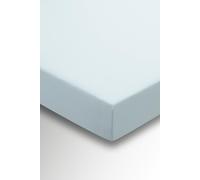 'Plain Dye' Polycotton Fitted Sheet Extra Deep Helena Springfield Duck Egg Blue Single Fitted