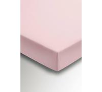 Helena Springfield 'plain Dye' Polycotton Fitted Sheet In Light Pink