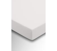 Helena Springfield 'Plain Dye' Polycotton Fitted Sheet in Silver | Size: Double Fitted Helena Springfield Silver Double Fitted