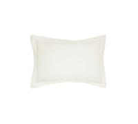 'Plain Dye' Polycotton Oxford Pillowcase Helena Springfield Ivory One Size