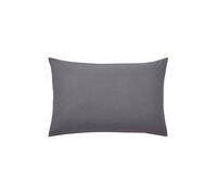Helena Springfield 'plain Dye' Polycotton Standard Pillowcase In Charcoal Charcoal One Size