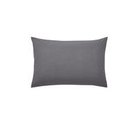 Helena Springfield 'plain Dye' Polycotton Standard Pillowcase In Charcoal Charcoal One Size