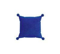 Helena Springfield Pom Pom Cushion 45cm x 45cm, Dark Blue