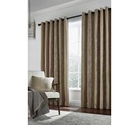 Helena Springfield Roma Lined Curtains 66" x 72", Truffle