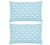 Helena Springfield Scion Mr Fox Standard Pillow Case Pairs, Teal,74X48