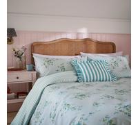 Helena Springfield Secret Garden Blossom Print Super Kingsize Duvet Cover SET, Aqua