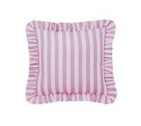 Helena Springfield Secret Garden Candy Stripe Cushion 40cm x 40cm, Pink