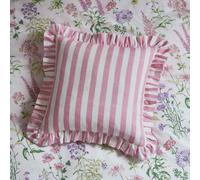 Helena Springfield Secret Garden Candy Stripe Pink Cushion (40cm x 40cm)