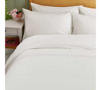 Helena Springfield Secret Garden Erin Embroidery Super Kingsize Duvet Cover SET, White