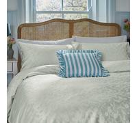 Helena Springfield Secret Garden Floral Trail Jacquard Double Duvet Cover SET, Ivory