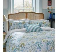 Helena Springfield Secret Garden Foxglove Print Single Duvet Cover SET, Aqua