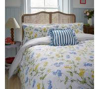 Helena Springfield Secret Garden Sweetpea Print Double Duvet Cover SET, Blue