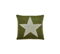 'Star' Knit Cushion Helena Springfield Green 45cm x 45cm