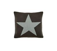 Helena Springfield 'Star' Knit Cushion in Grey | Size: 45 cm x 45 cm Helena Springfield Grey 45 cm x 45 cm